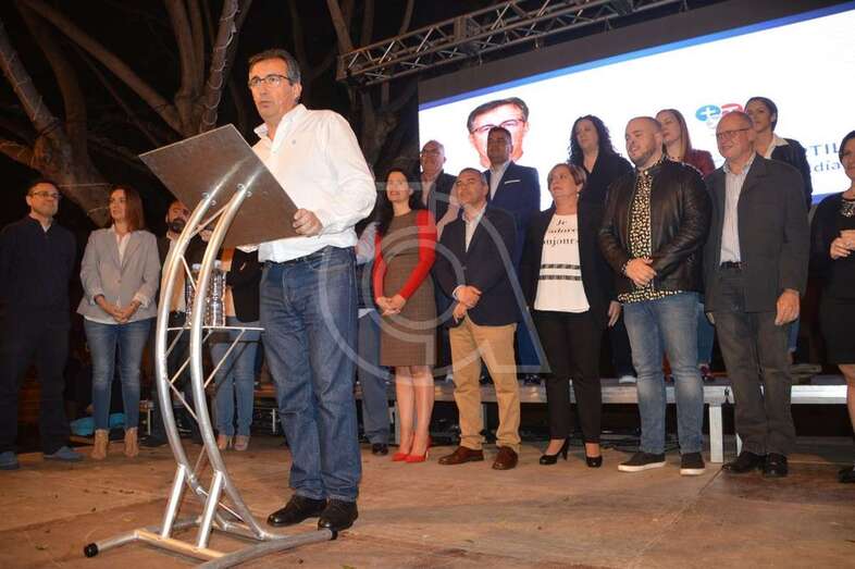 Momento de la intervención de Juan Francisco Artiles (Foto TA)